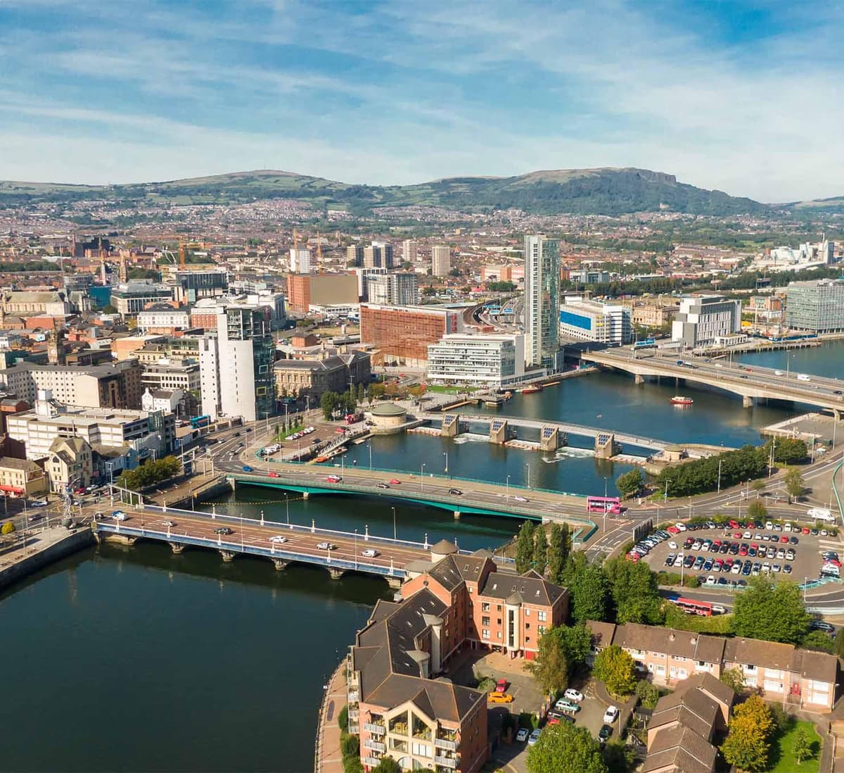 City Centre of Belfast Northern Ireland